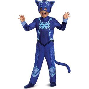 PJ Masks Kids Catboy Costume Mask and Tail Toddler 3T - 4T Halloween